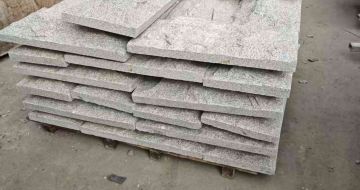 七台河芝麻白蘑菇石，自然面