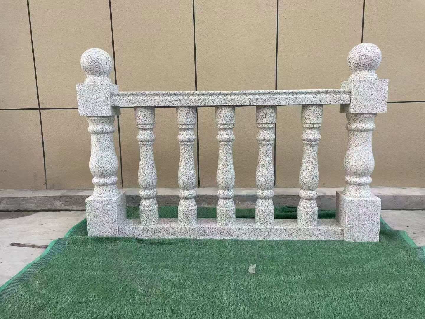 七台河芝麻白阳台栏杆 花岗岩栏杆