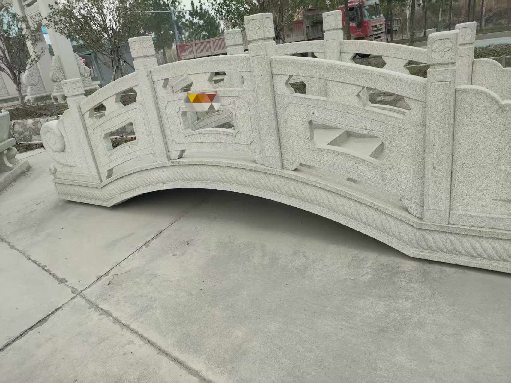 七台河芝麻白拱桥，石桥