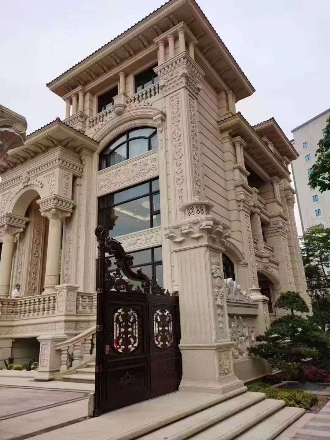 七台河黄金麻别墅外墙异形定制